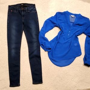 Womans high waisted skinny Jeans Like New